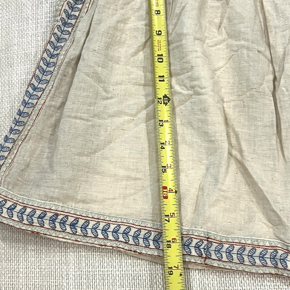 Chelsea & Violet White Embroidered Blouse Sleeveless X-Small - Picture 5 of 7
